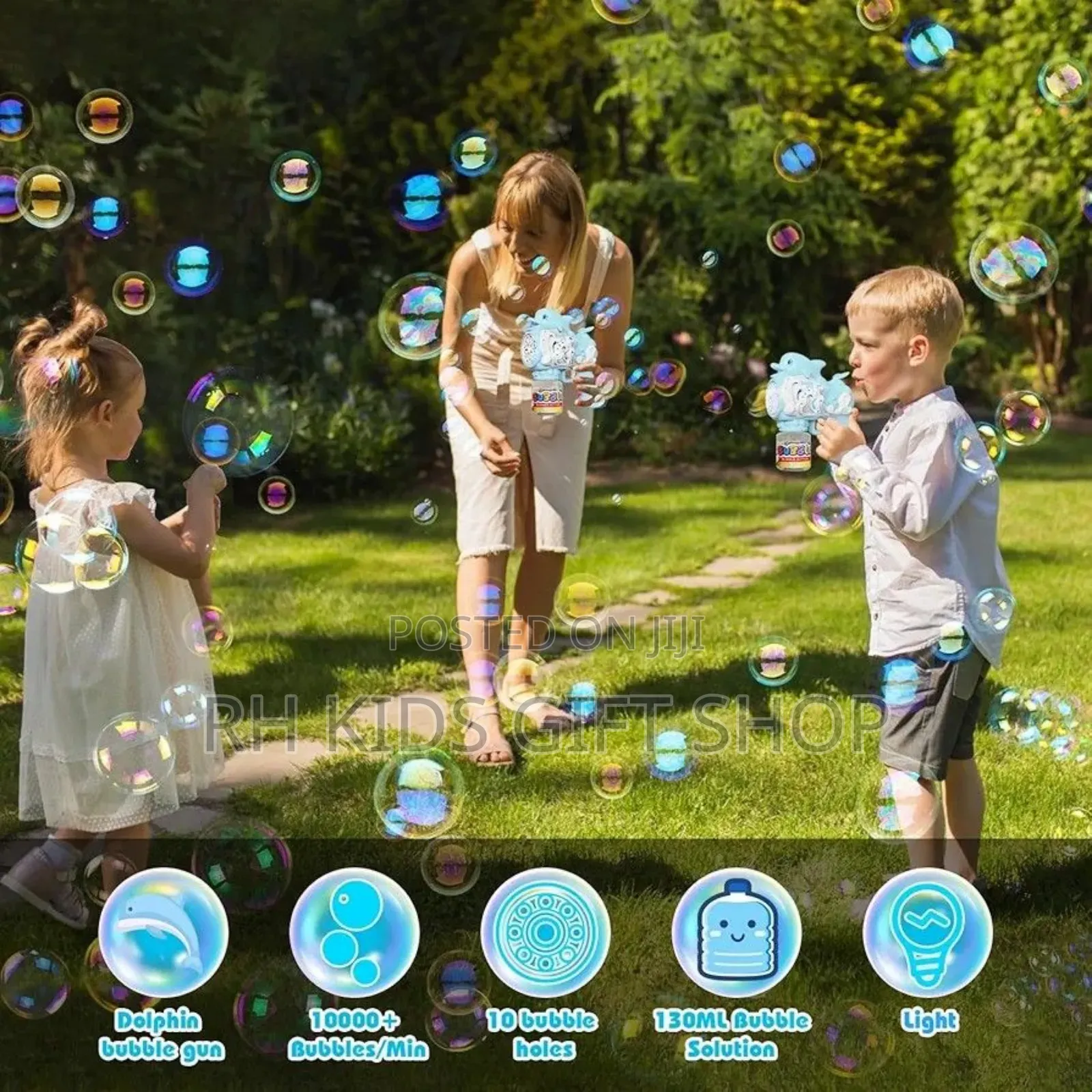 Cute Dolphine Bubble Machine