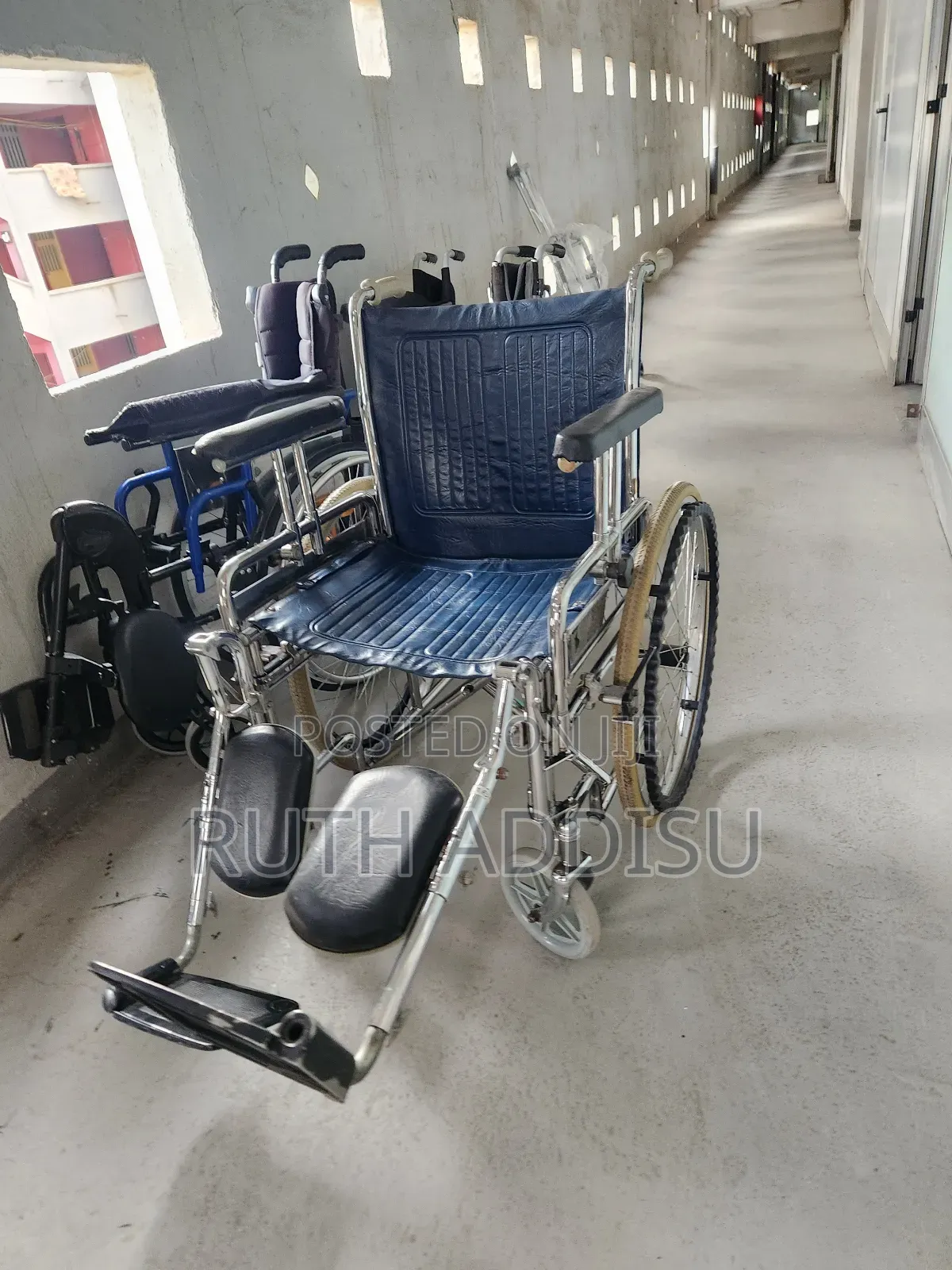 Wheelchair Calf Support Medical፮¥፭፯wheelchair Foldable ዊልቸር Almunium