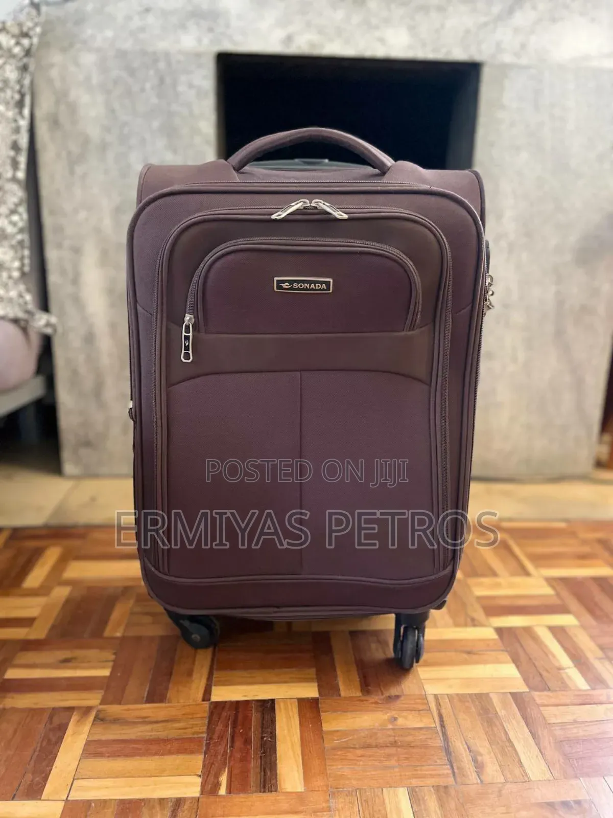 Brown Carry-on Luggage