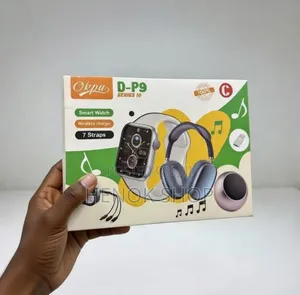 3 እቃ በ1 ዋጋ ልዩ ኮምቦ! – D-P9 Smart Watch 3 in 1 Super Combo