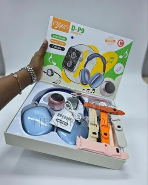 3 እቃ በ1 ዋጋ ልዩ ኮምቦ! – D-P9 Smart Watch 3 in 1 Super Combo