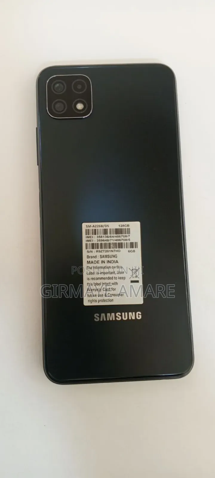 New Samsung Galaxy A22 5G 128 GB Black