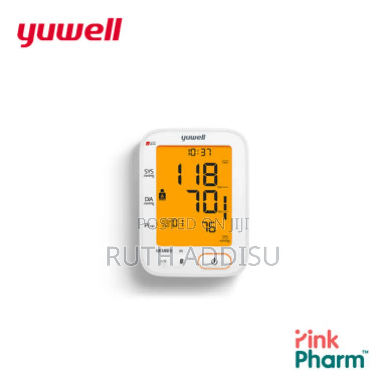 Yuwell Upper Arm Bp Monitor With Adaptor-Ye680b – Pharmazone Ethiopia
