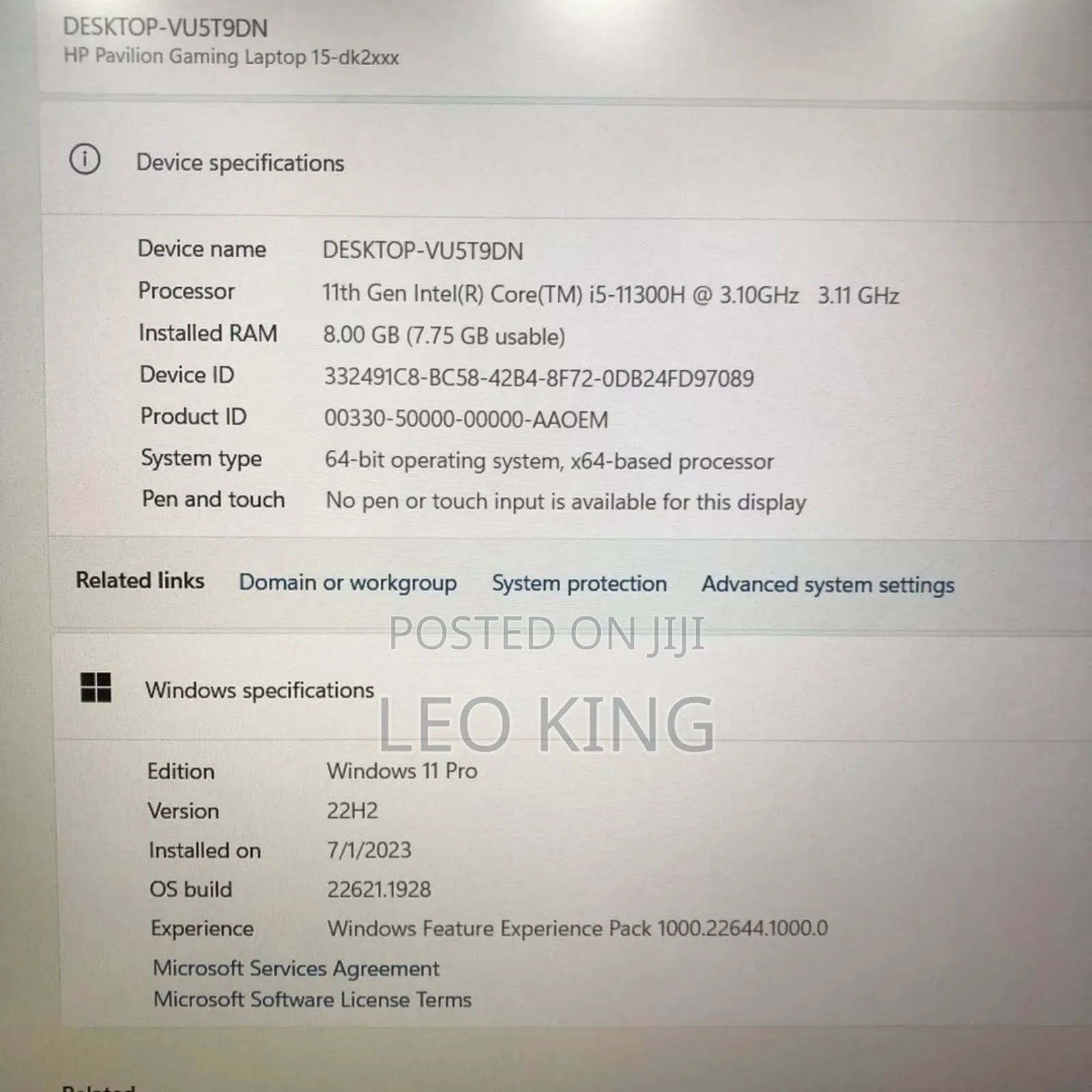 New Laptop HP 15S 16GB Intel Core i5 SSD 512GB