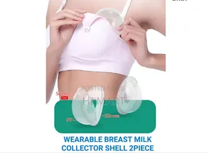 2pcs Wearable Breast Milk Collector Shell