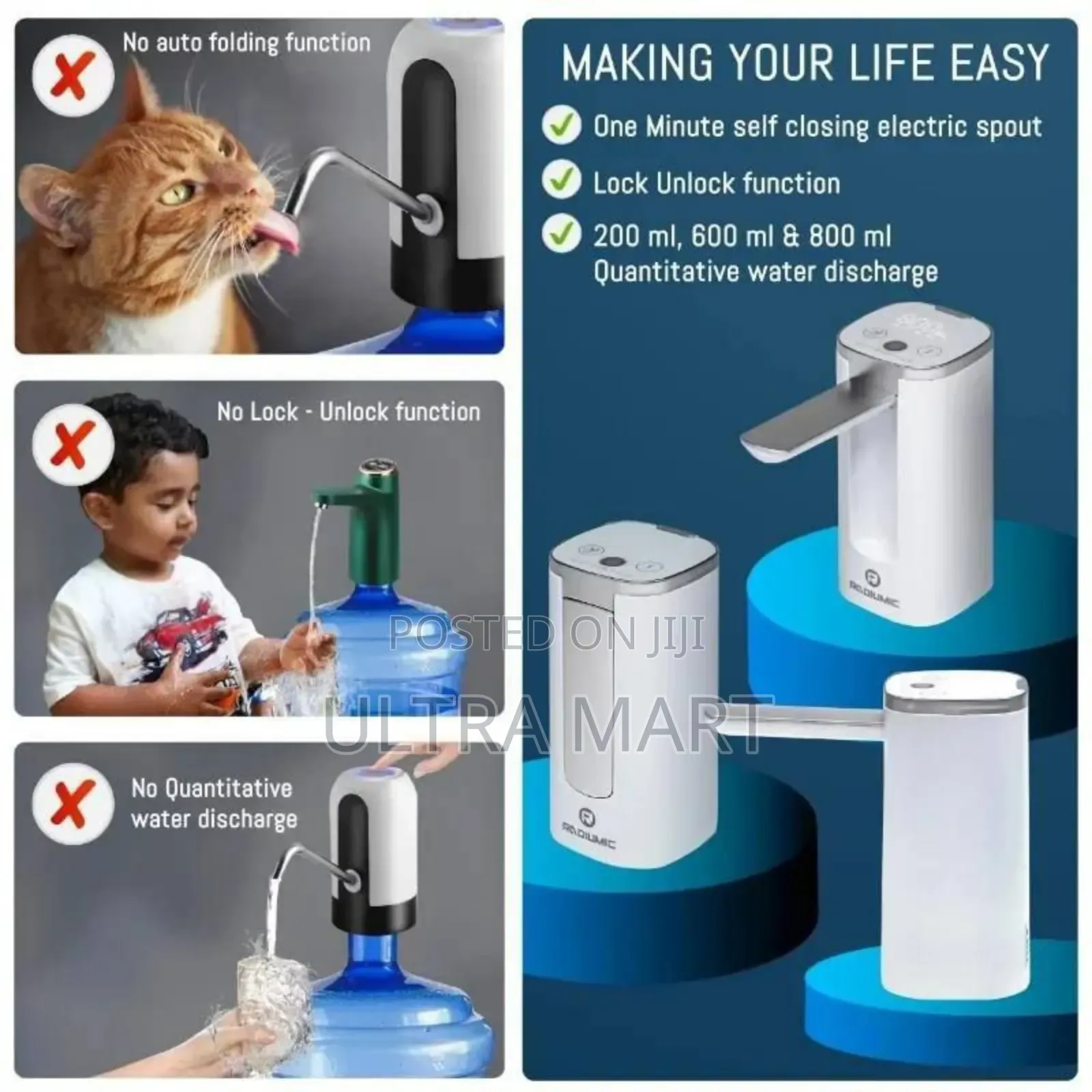 Folding Electric Water Pump