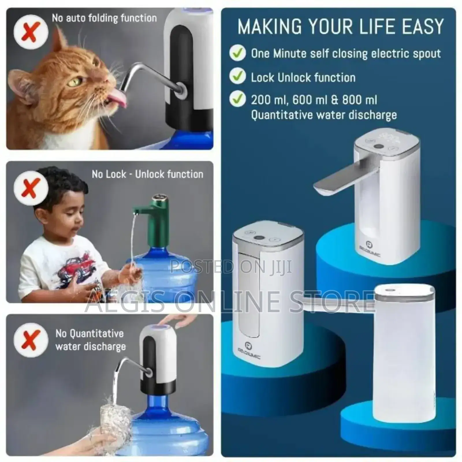 Folding Electric Water Pump