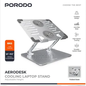 Porodo Aerodesk Cooling Laptop Stand