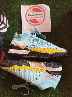 Nike Phantom Gt2 Acadamy Pro Tf Glacier Ice Black Yellow Strike Shoes