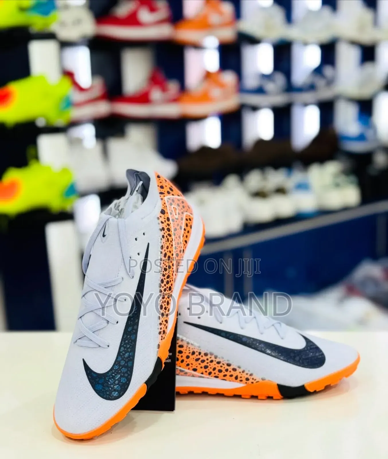 Nike Air Zoom Mercurial Vaporv16 Elite Leopard Design Soccer Shoes