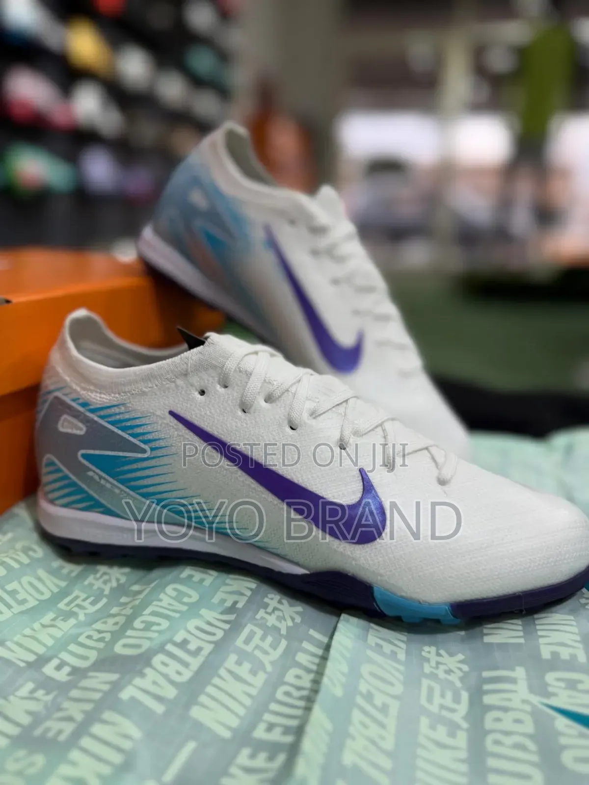 Nike Mercurial Vapor 16 Pro Tf Chromatic Edition Turf Boots F.B Shoes