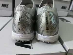 Nike Mercurial Vapor 15 Eliite Turf)Tf)Silver/Green Soccer Cleats