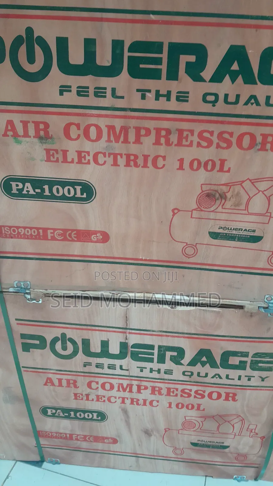 Powerage Copressor 100litre
