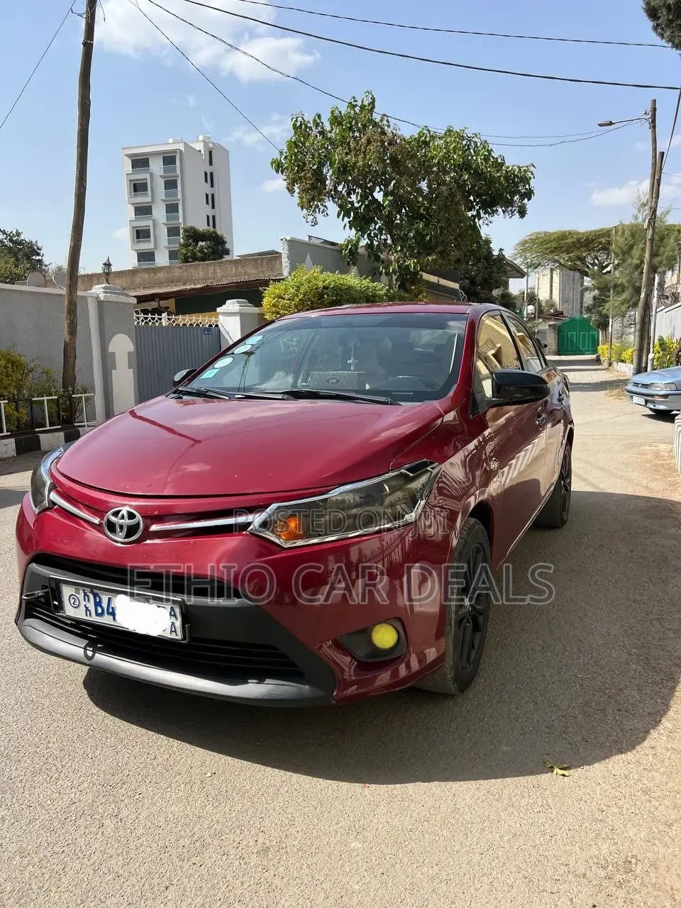 Toyota Yaris 2014 Red