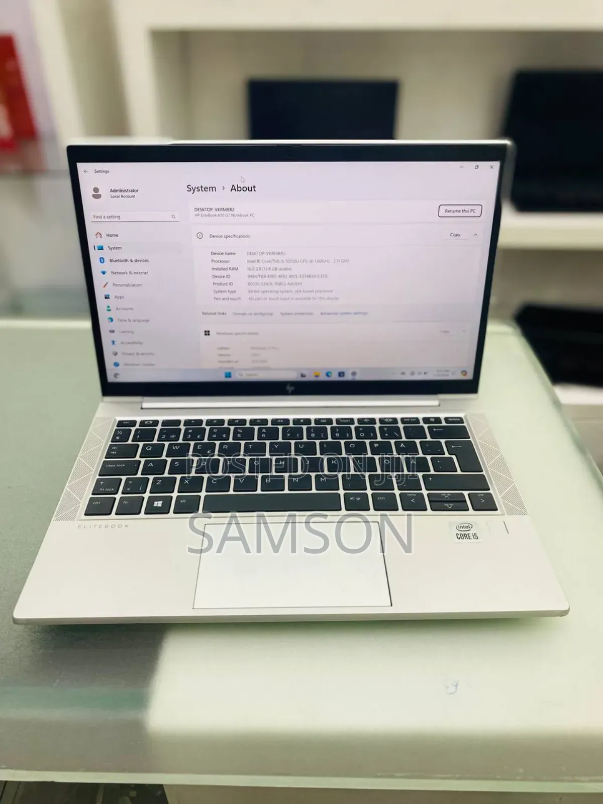 New Laptop HP EliteBook 840 G7 16GB Intel Core i5 SSD 512GB