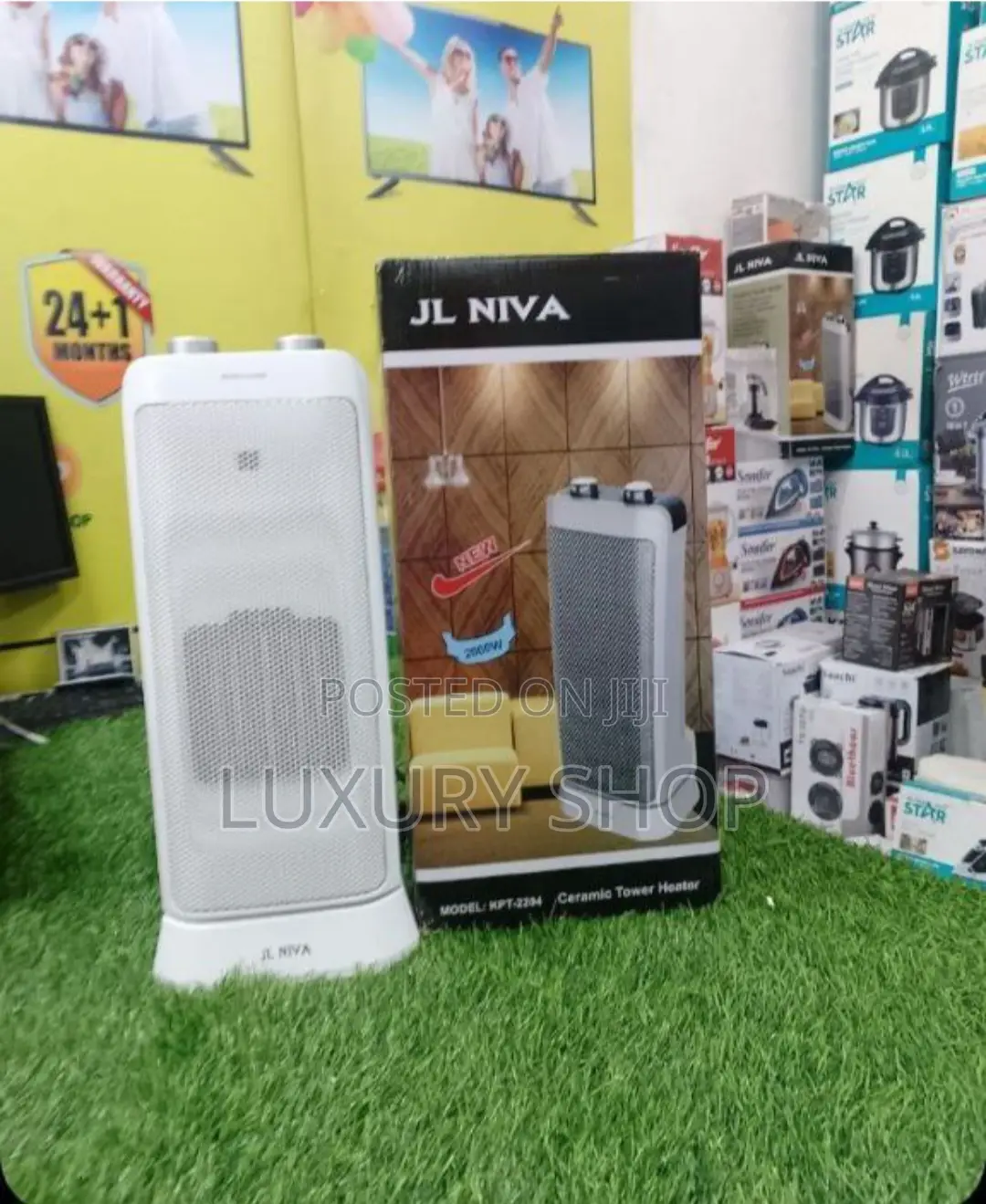 80 Degree የሚዞር 2 የሙቀት አማራጮች የያዘ 2000 W