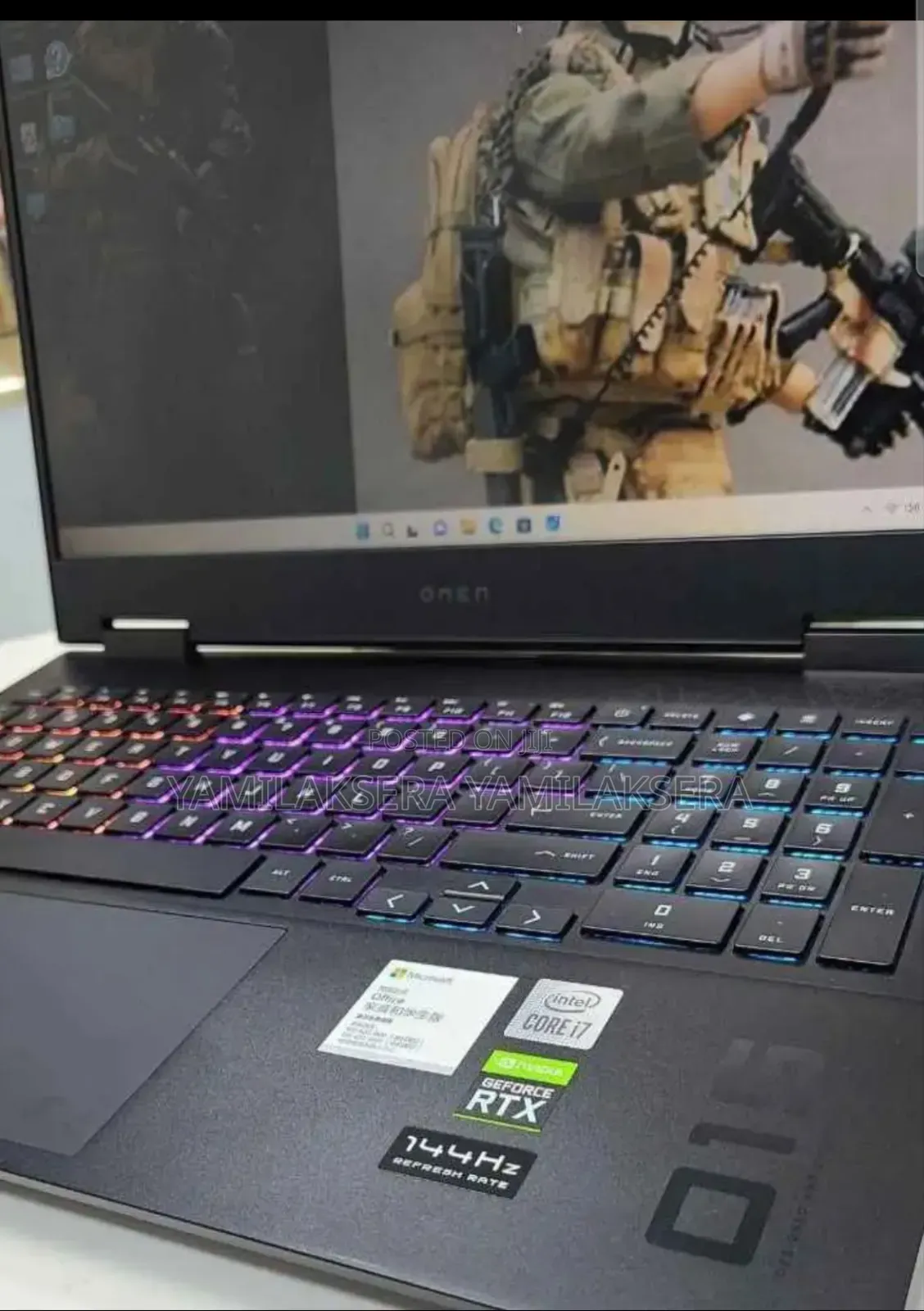 New Laptop HP Omen 15 16GB Intel Core i7 SSD 512GB