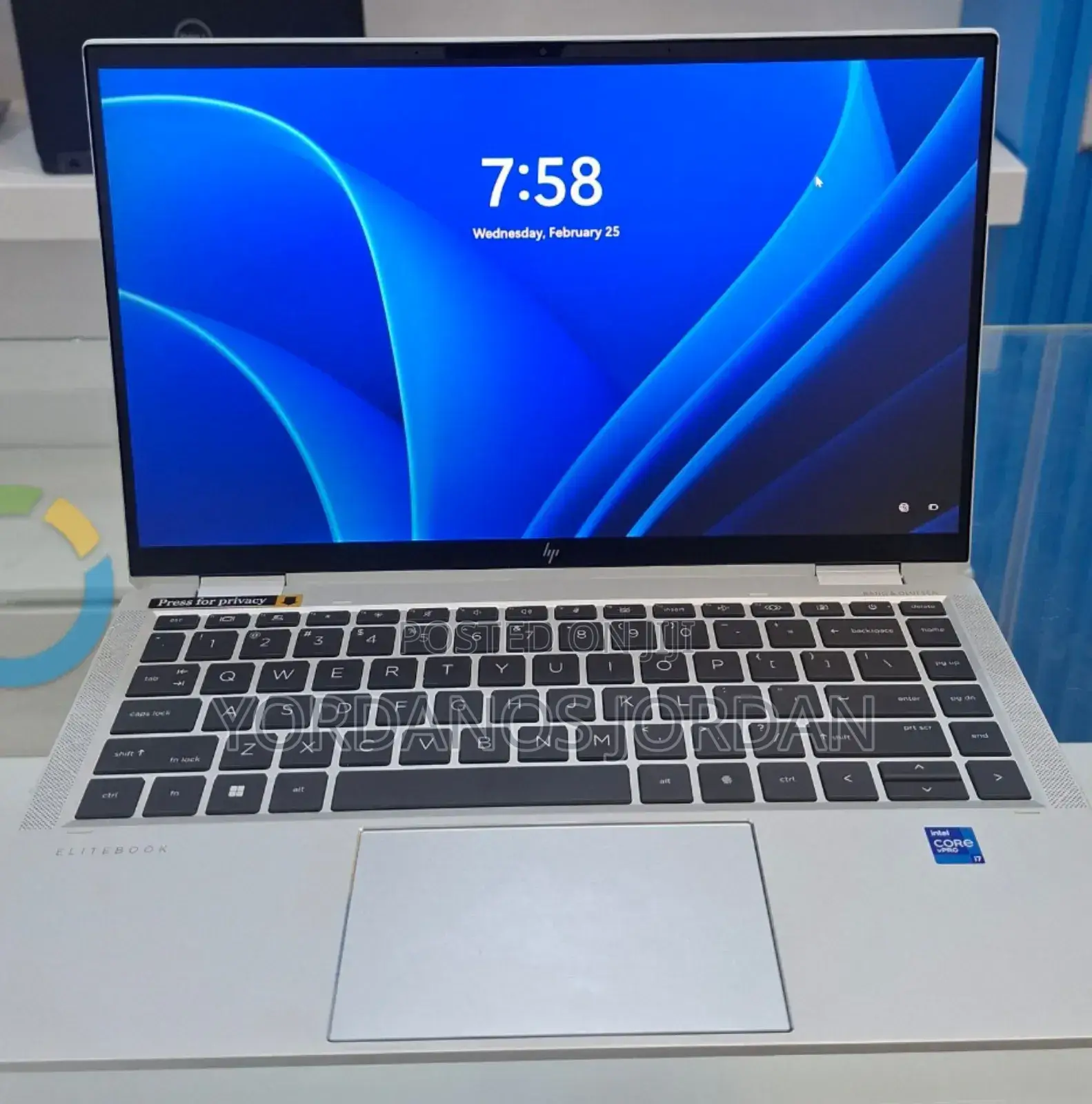 New Laptop HP EliteBook 1040 G8 32GB Intel Core i7 SSD 512GB