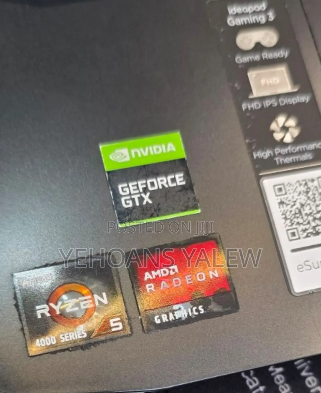 New Laptop Lenovo Ideapad Gaming 3 12GB AMD Ryzen 5 HDD+SSD 1T