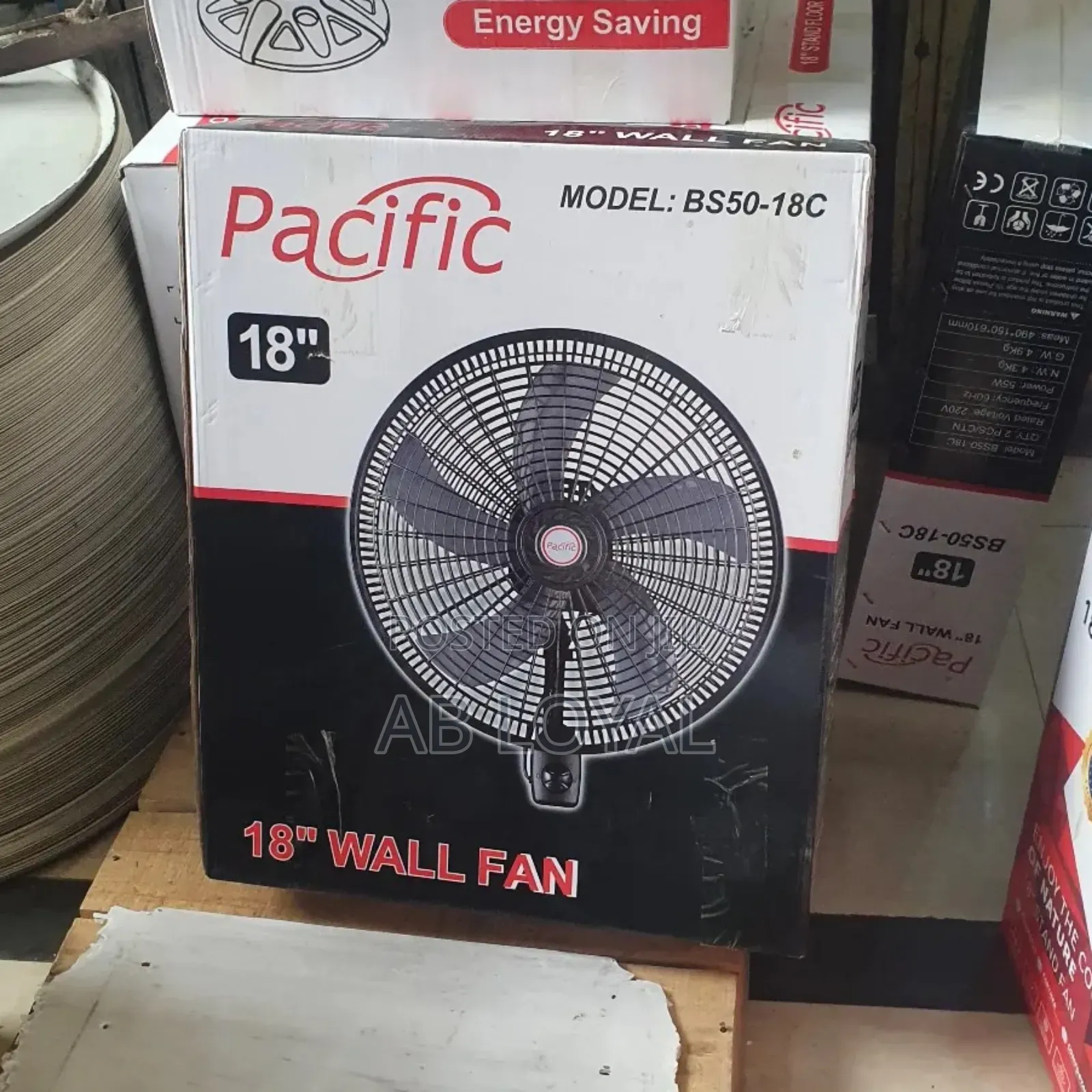 Brand New Pacific 18" Wall Fan (Model Bs50-18c)