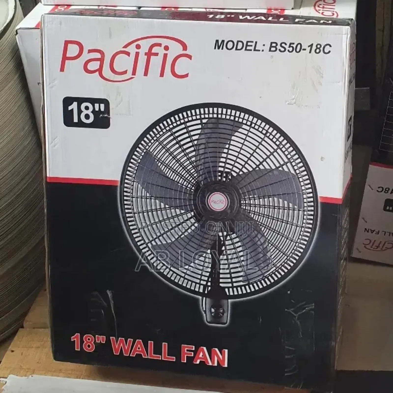 Brand New Pacific 18" Wall Fan (Model Bs50-18c)