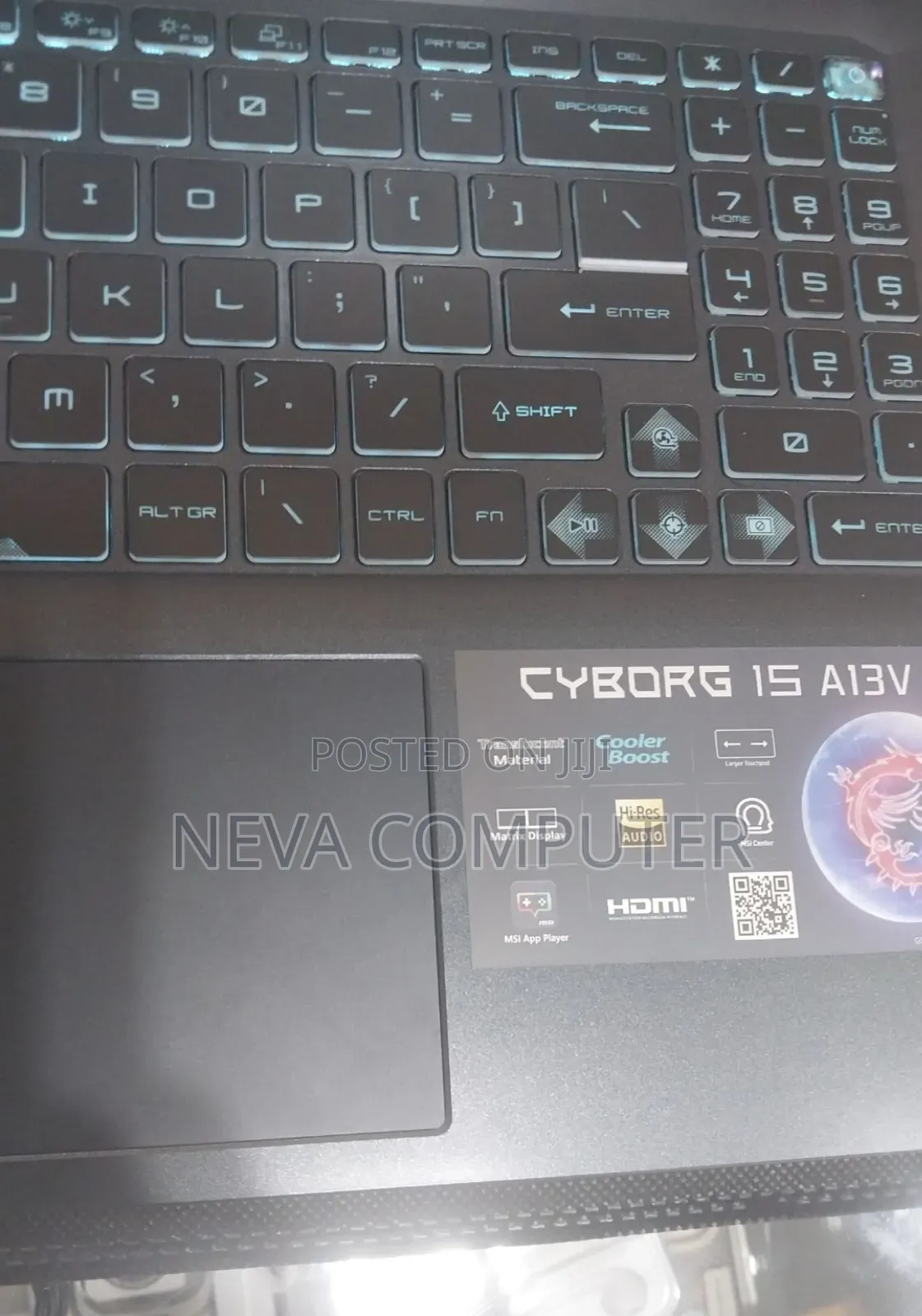New Laptop MSI Cyborg 15 16GB Intel Core i7 SSD 1T
