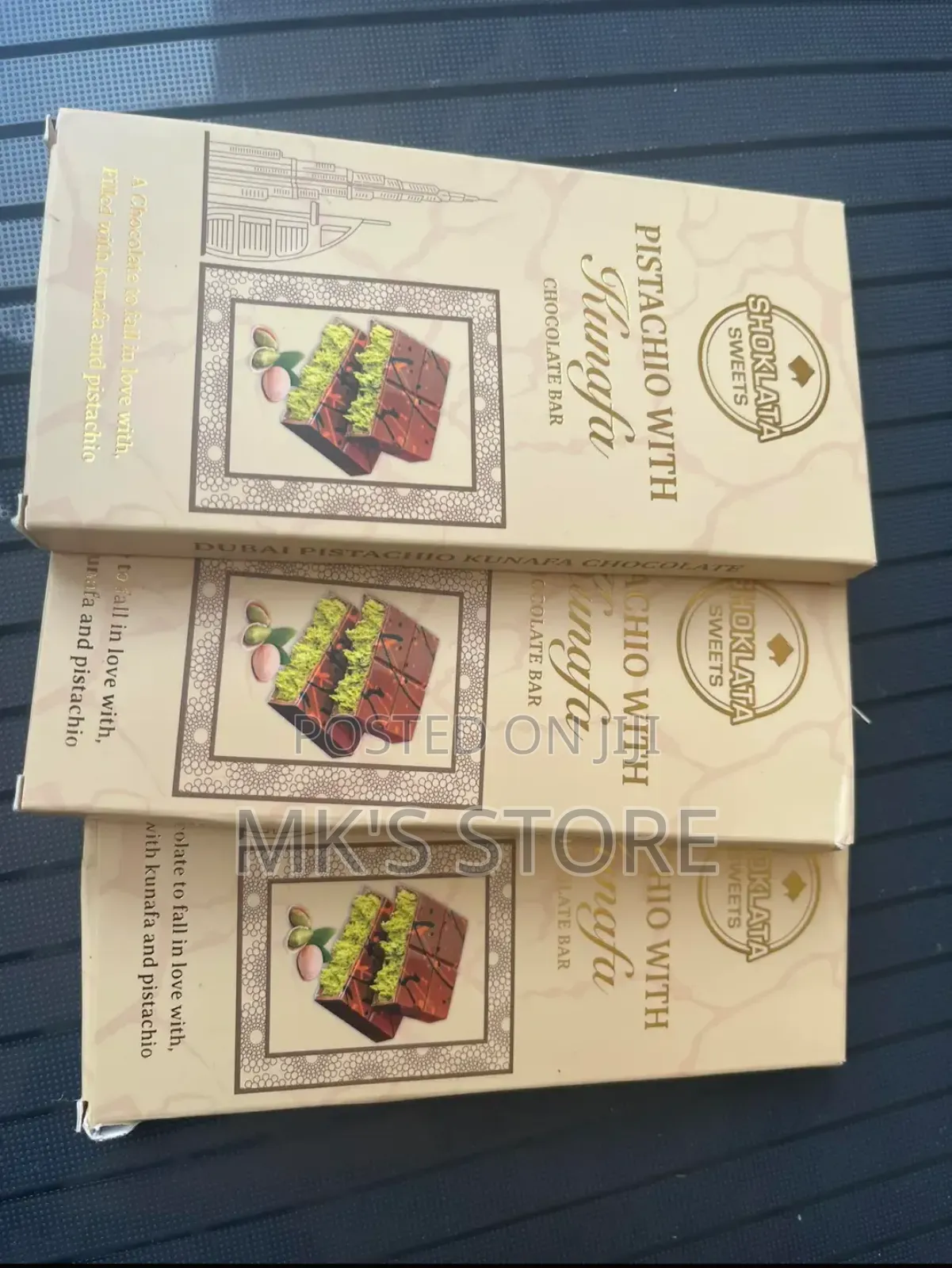 Dubai Chocolate Pistachio With Kunafa