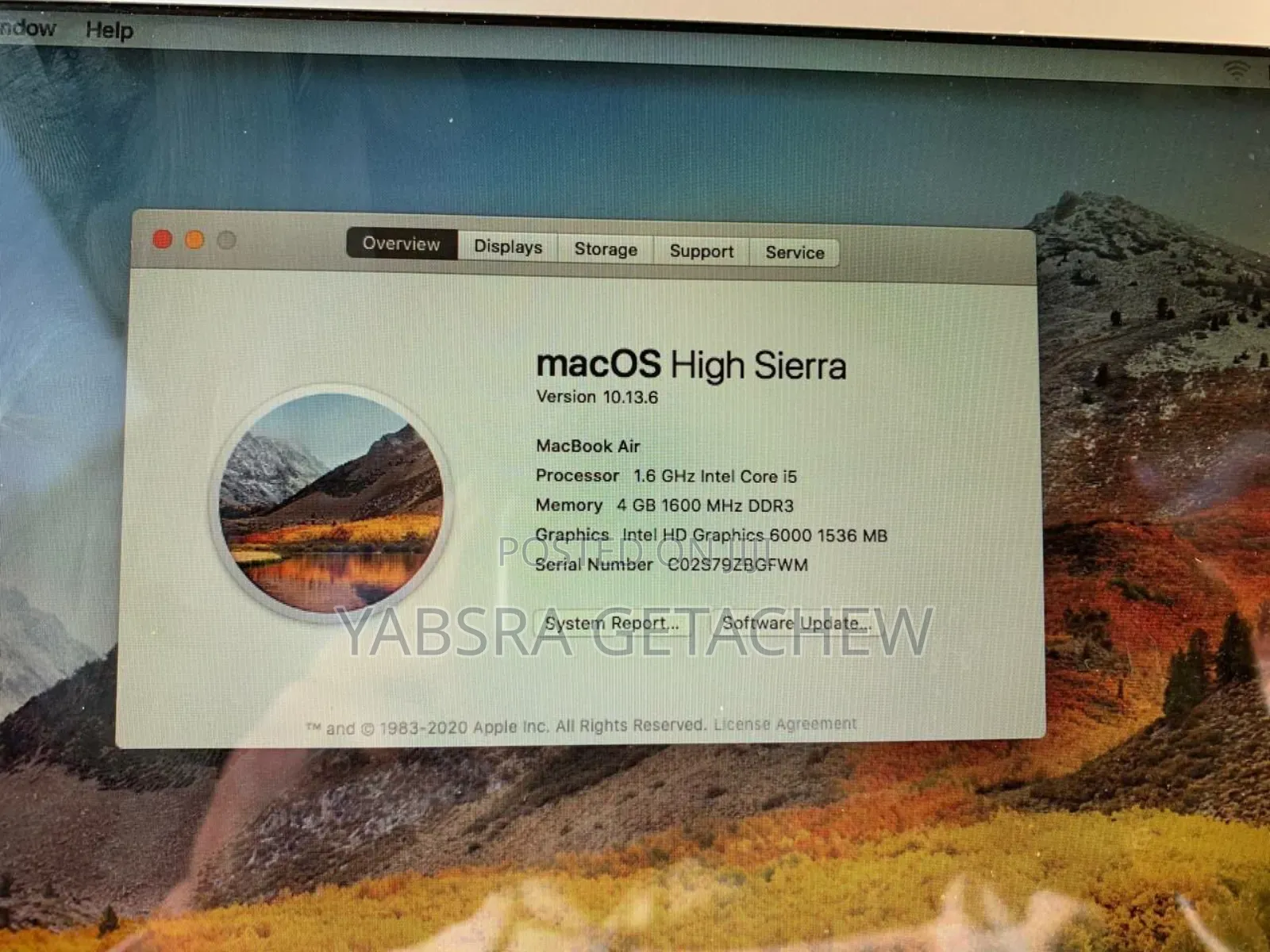 Laptop Apple MacBook 2015 4GB Intel Core i5 SSD 256GB