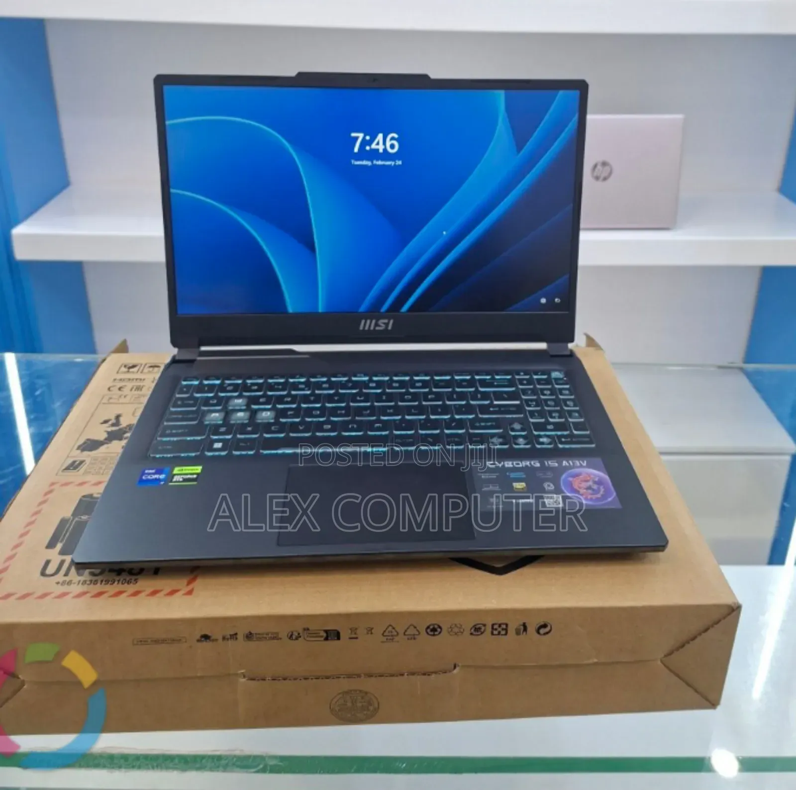 New Laptop MSI Cyborg 15 16GB Intel Core i7 SSD 1T