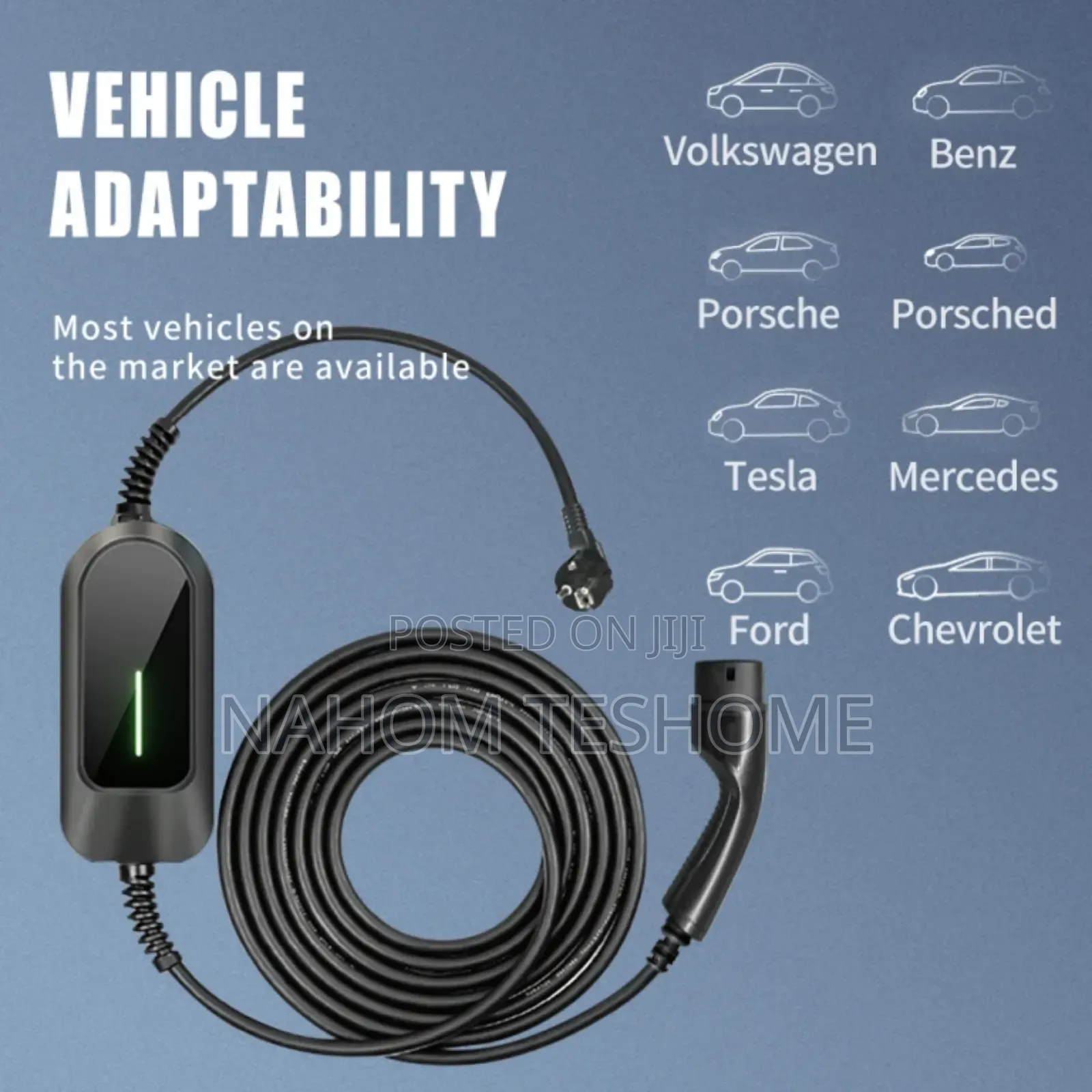 Electric Car Charger 32 Amp 1 Phase GBT Plug Home Charger 5m Cable