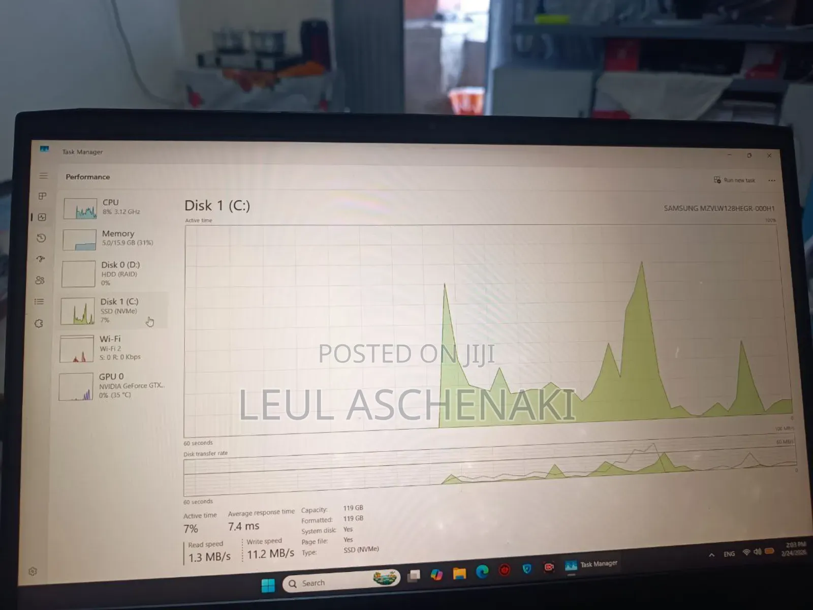 Laptop HP Omen 15 16GB Intel Core i7 HDD+SSD 1T