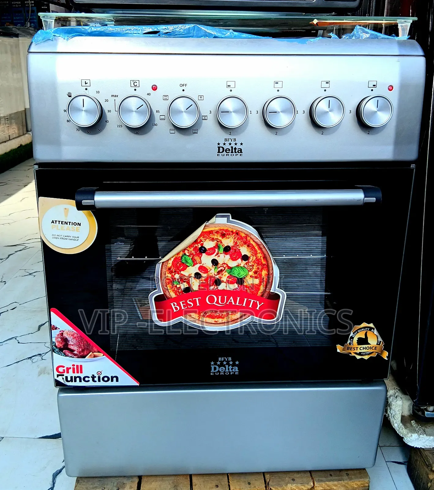 Delta Oven 60x60 4electric Stainless Steel Original Delta Oven