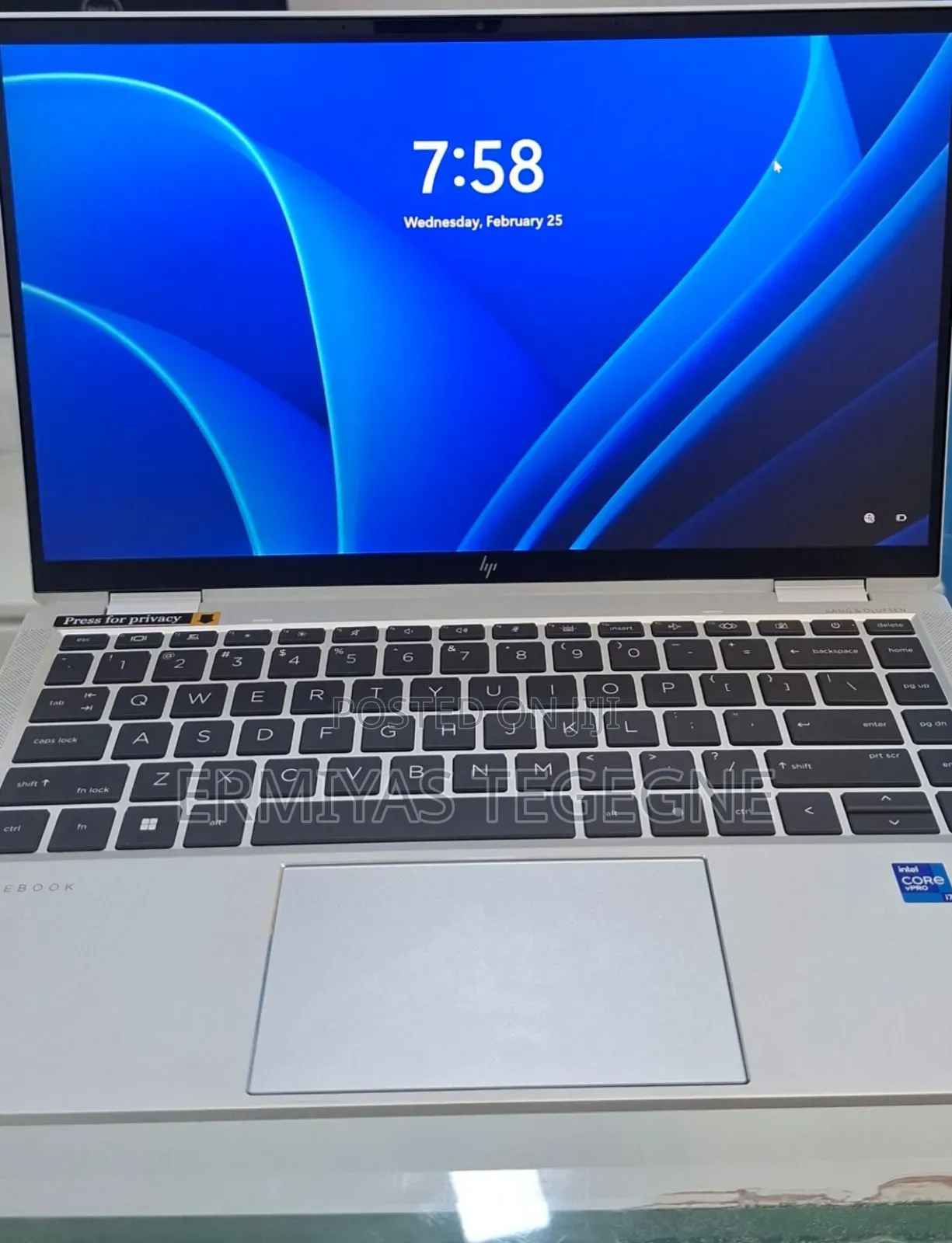 New Laptop HP EliteBook 840 16GB Intel Core i7 SSD 512GB