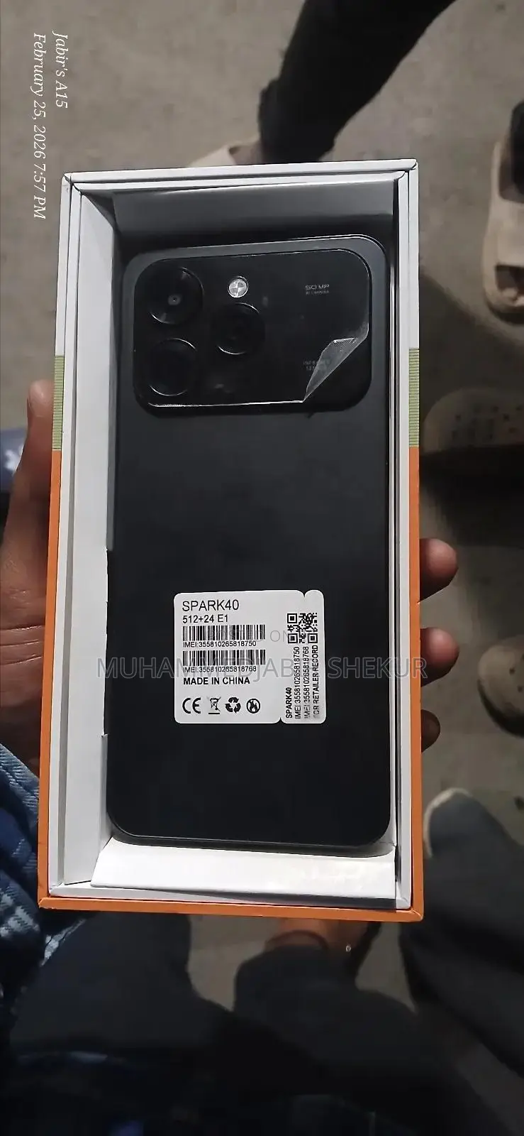 New Tecno Spark 40 Pro 128 GB Blue