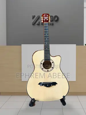 Acoustic Guitar With Capo