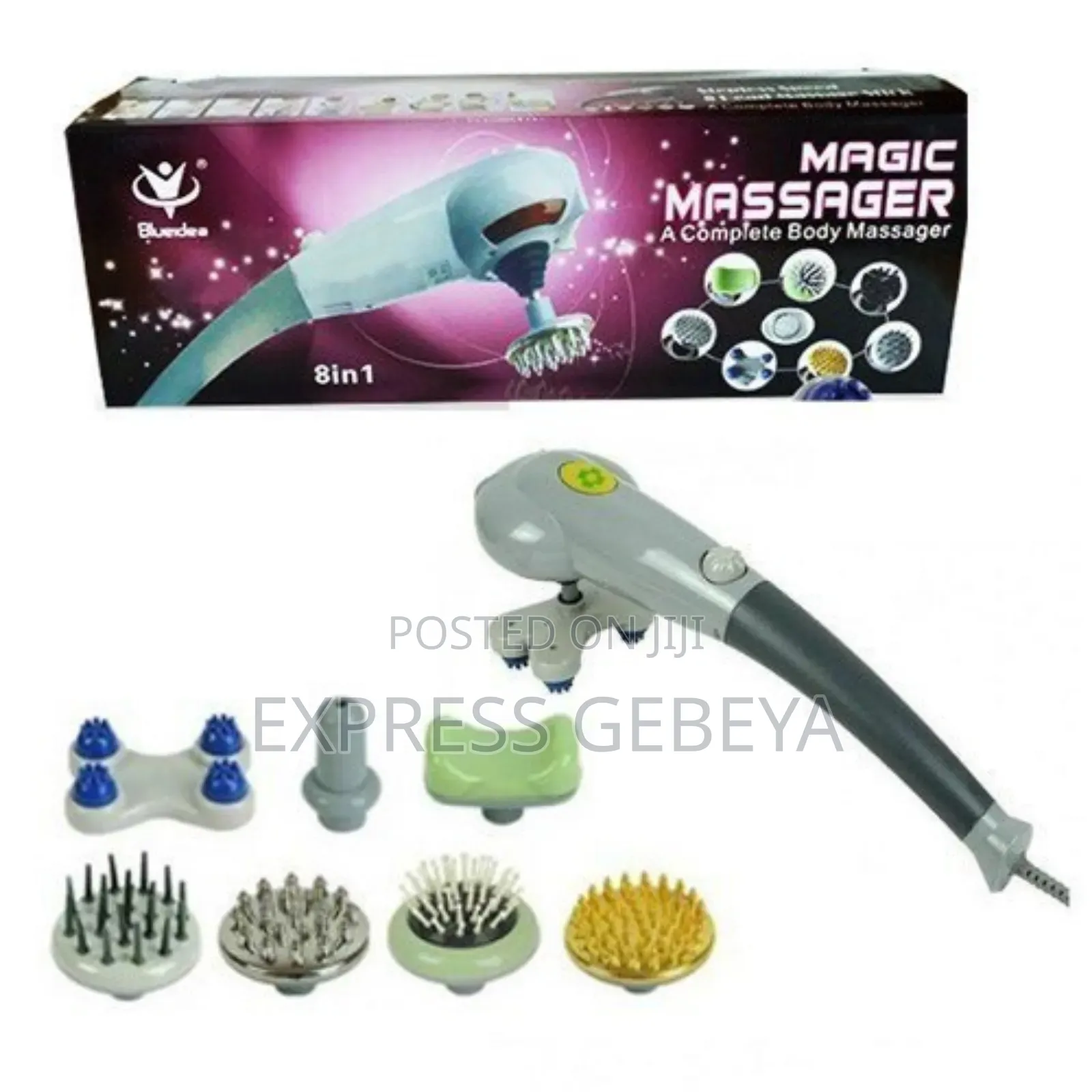 8in1 Magic Full Body Massager ለጀርባ ህመም ለጡንቻ መሳሳብ የደም ዝውውር ለማሻሻል