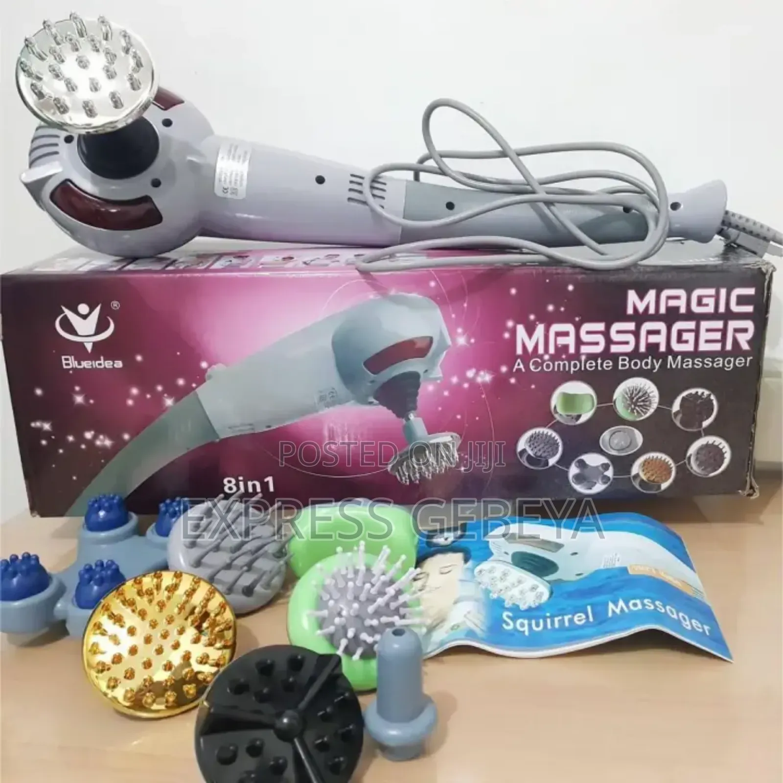 8in1 Magic Full Body Massager ለጀርባ ህመም ለጡንቻ መሳሳብ የደም ዝውውር ለማሻሻል