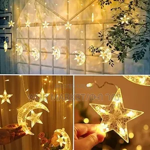 Moon And Star Led Curtain Lights