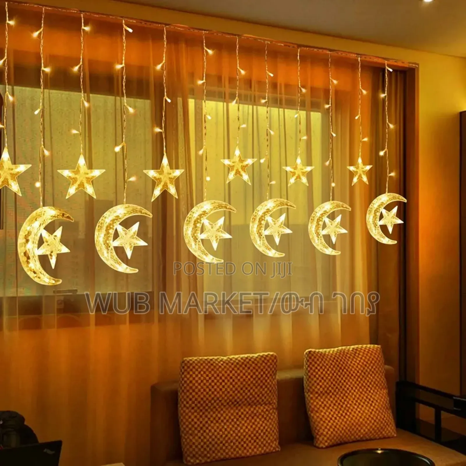 Moon And Star Led Curtain Lights