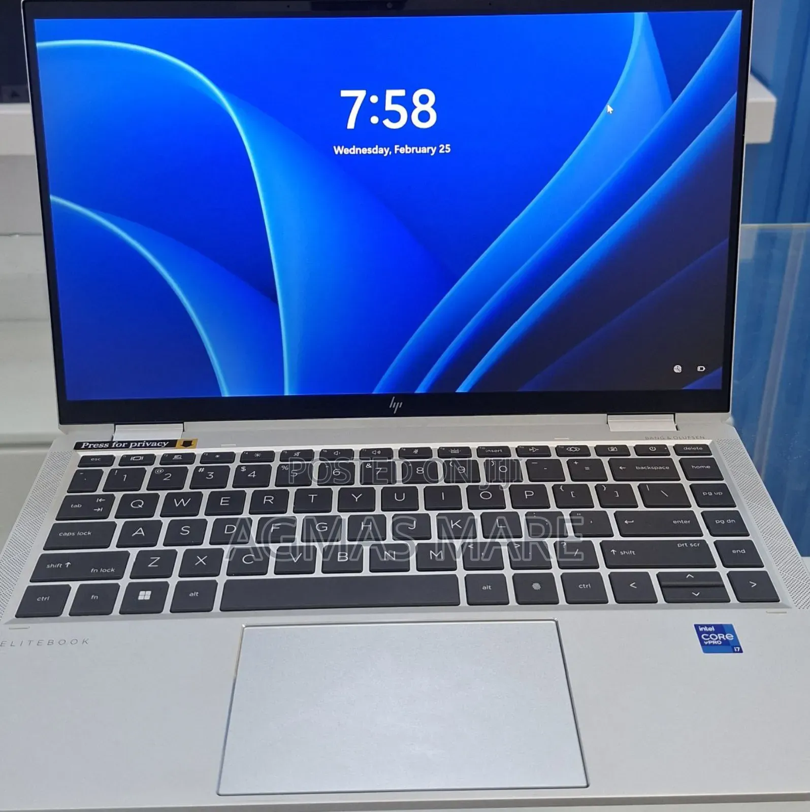 New Laptop HP EliteBook 1040 G8 32GB Intel Core i7 SSD 512GB