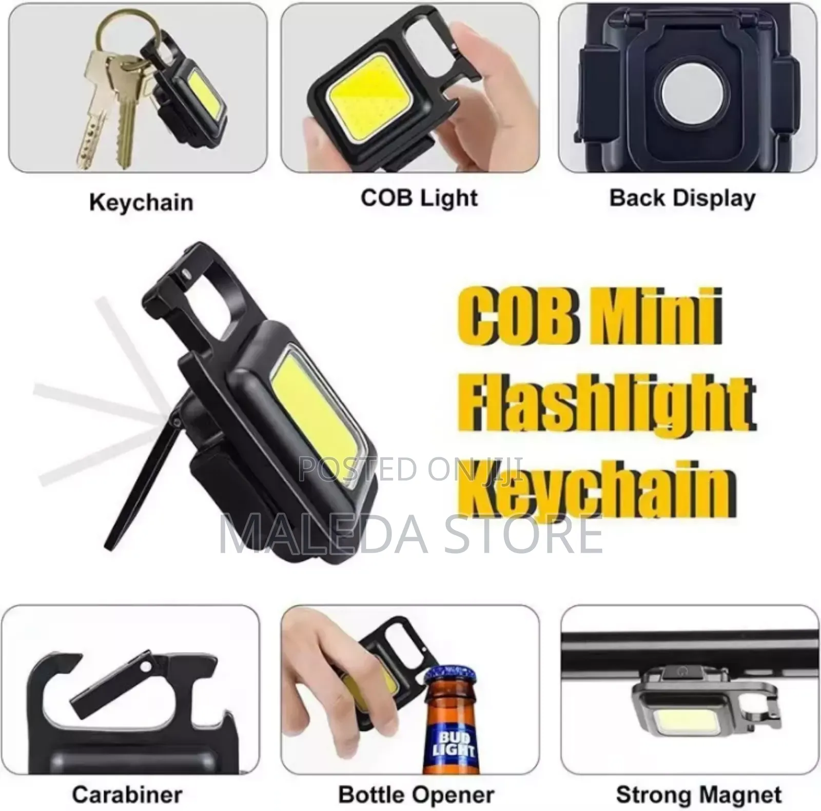 Cob Rechargable Keychain Lamp
