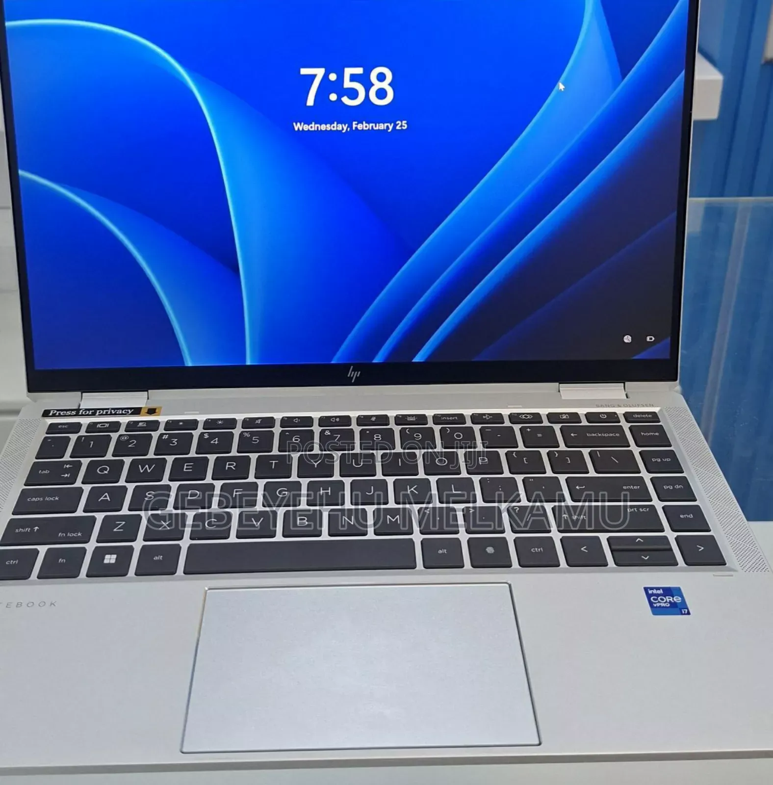 New Laptop HP EliteBook 840 G8 32GB Intel Core i7 SSD 512GB