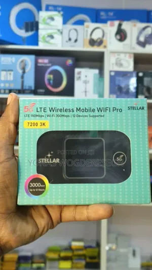 Stellar Wireless Mobile Wi-Fi Pro – 3000 Mah Portable Hotspot Device