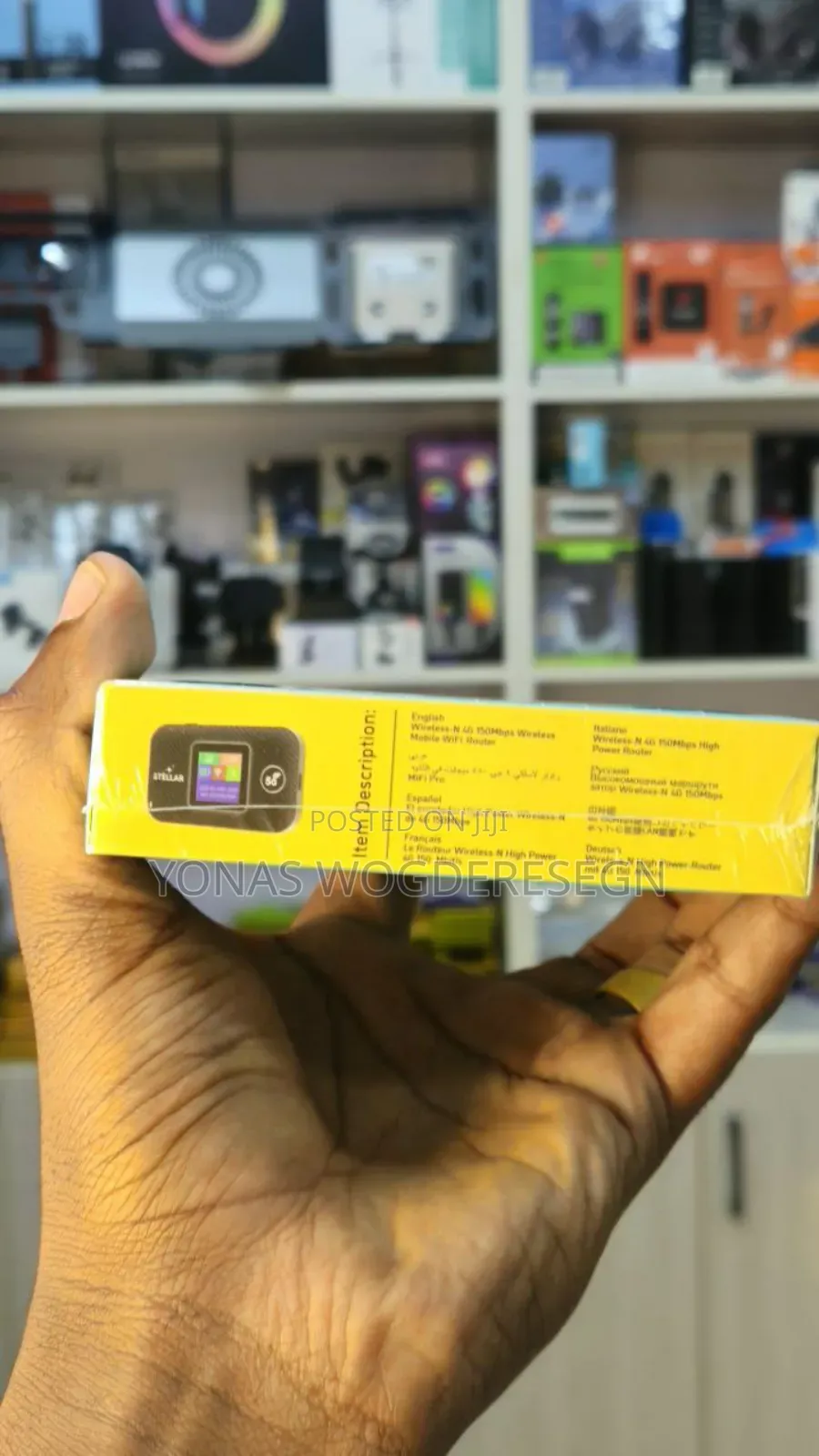 Stellar Wireless Mobile Wi-Fi Pro – 3000 Mah Portable Hotspot Device