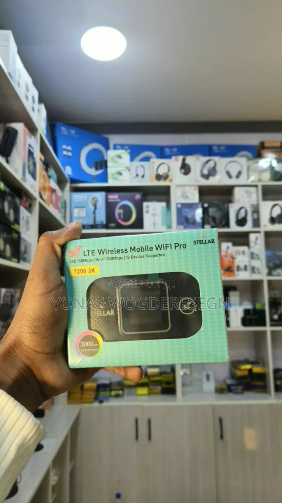 Stellar Wireless Mobile Wi-Fi Pro – 3000 Mah Portable Hotspot Device