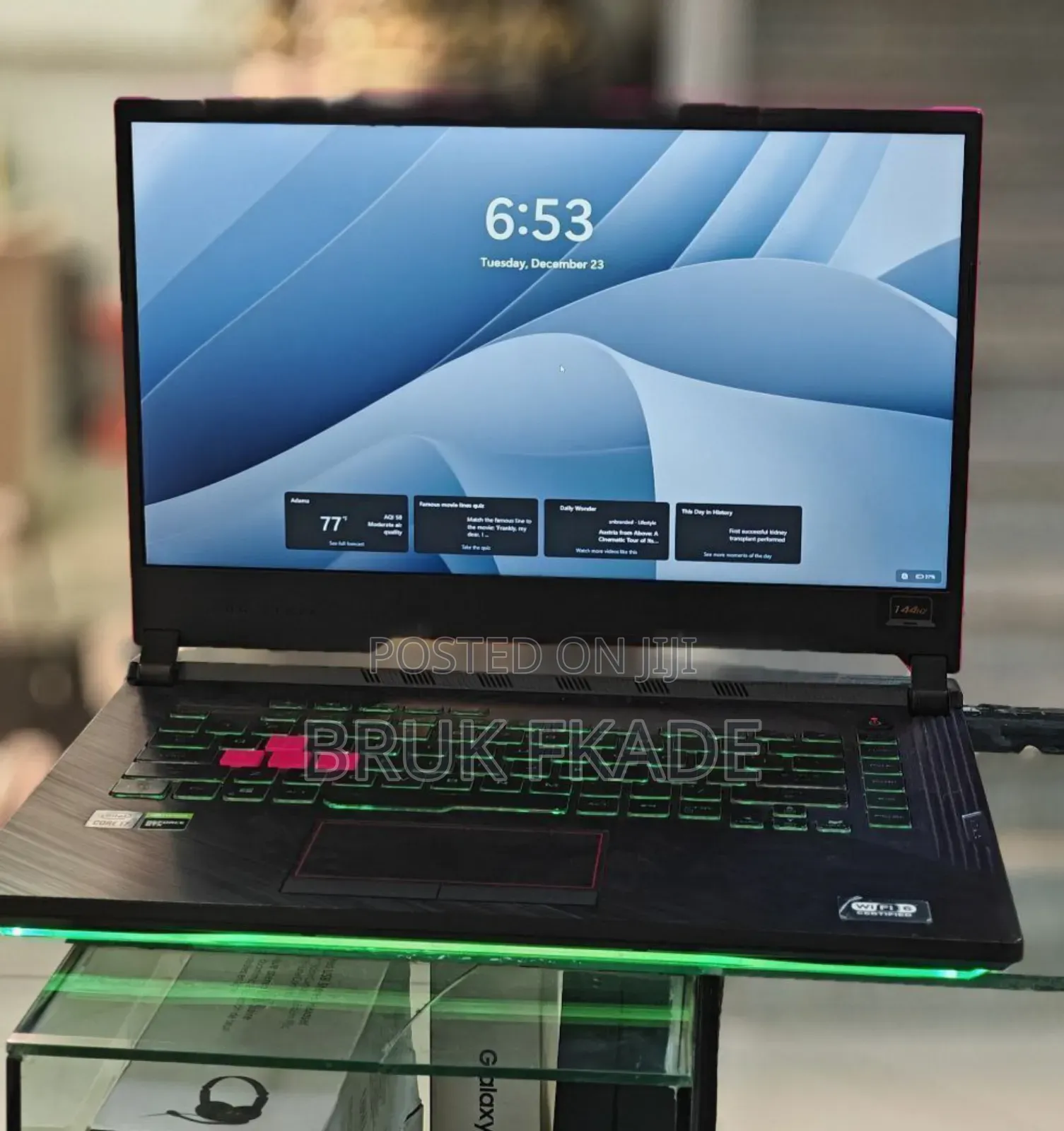 New Laptop Asus ROG Strix G15 16GB Intel Core i7 SSD 512GB