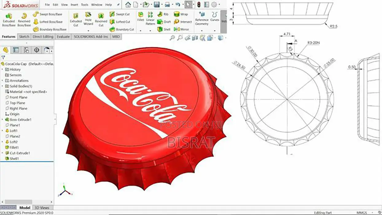 Solidworks Designing, Tutoring And 3d Printing