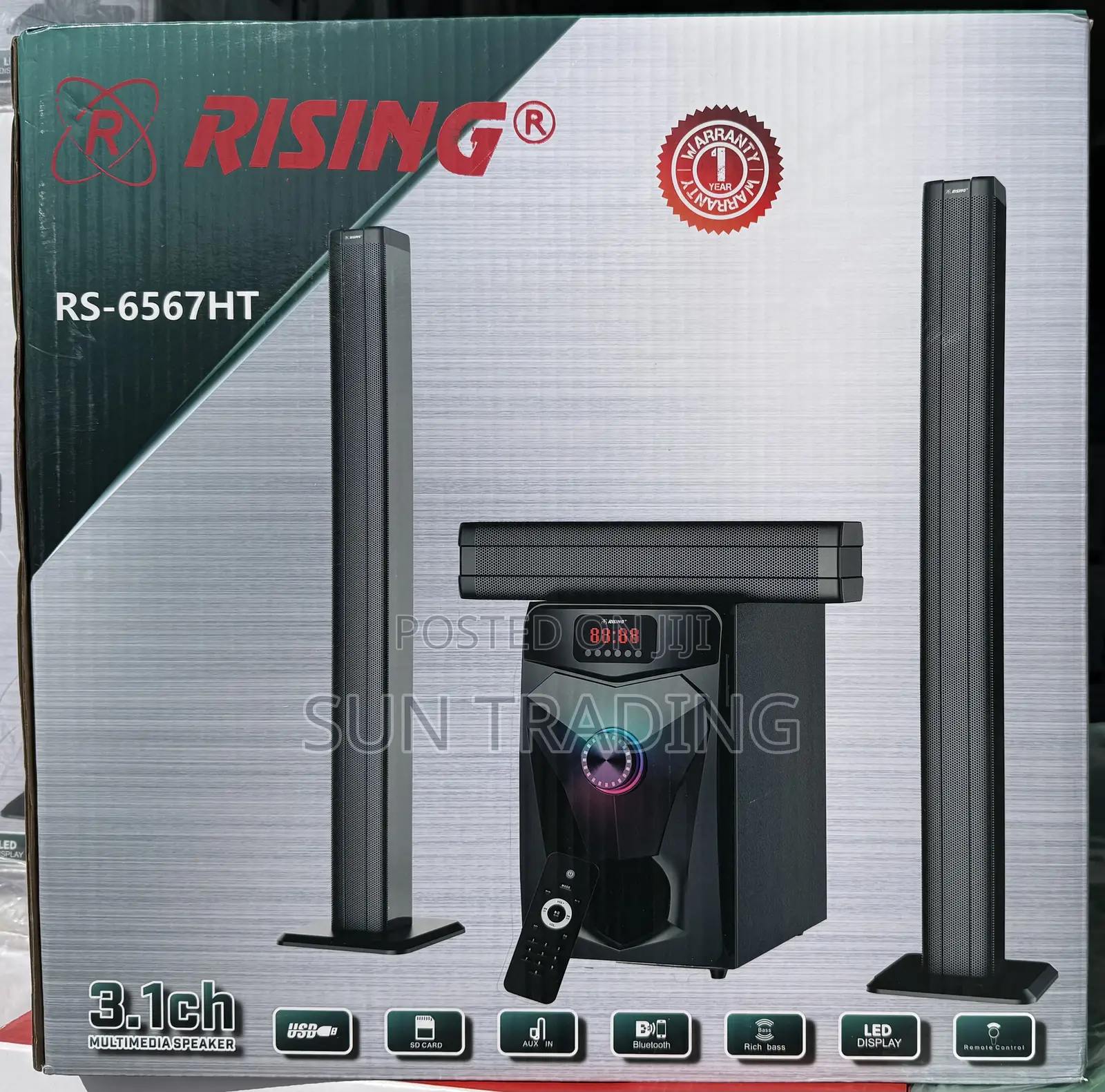 Rising 3.1ch Home Theater Multimedia Speaker | 6567