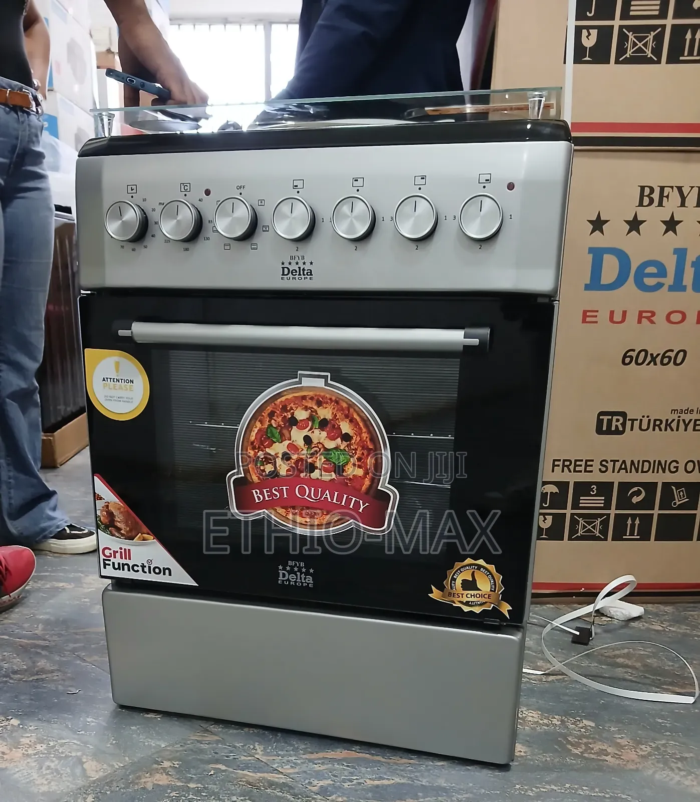 Delta 60×60 Oven – Full Gas Cooker | Spacious | Durable