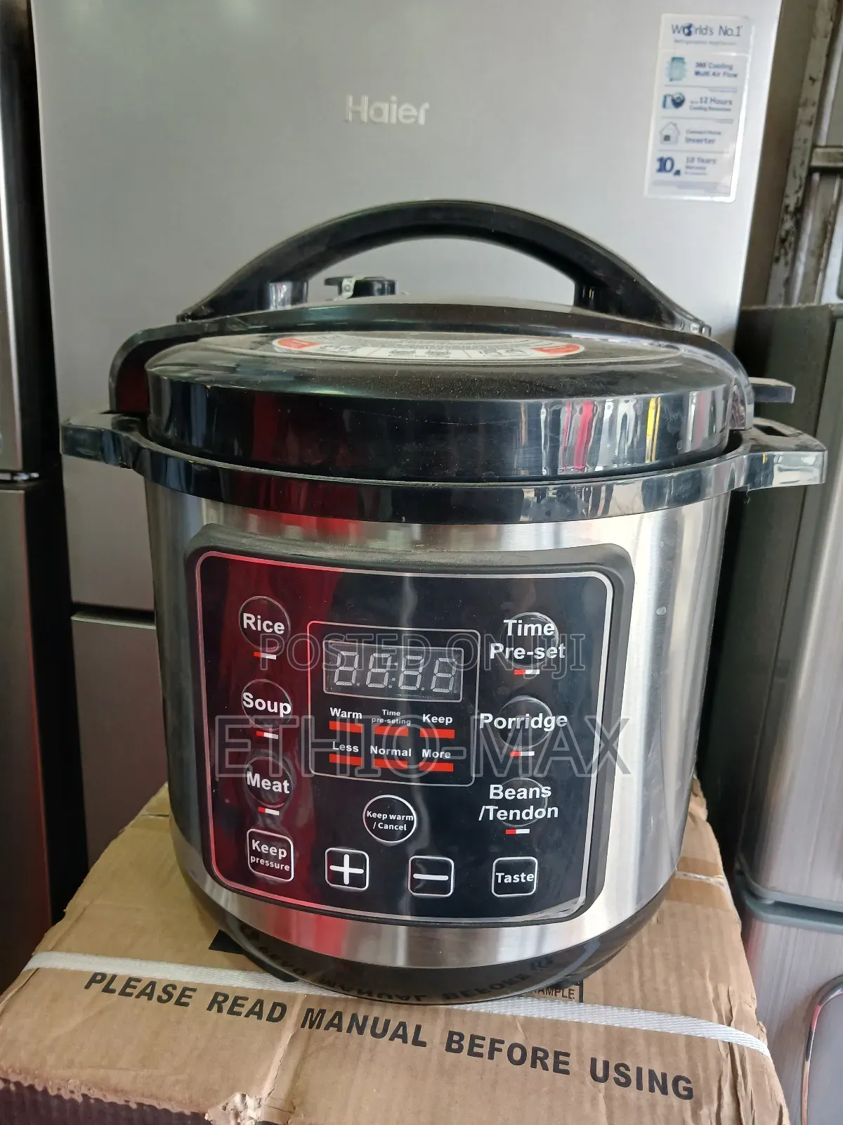 Electric Pressure Cooker 8l – Fast Cooking | Multi-Function |